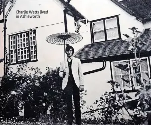  ?? ?? Charlie Watts lived in Ashleworth