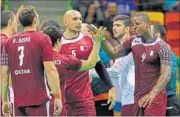  ??  ?? Qatar men’s handball team had five players from the Balkans, two from Syria, one each from Cuba, Spain and France. AP PHOTO