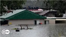  ??  ?? The highest rainfall total recorded was 1,083 millimetre­s at Mount Seaview, west of Port Macquarie in New South Wales