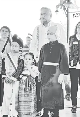  ?? Foto Carlos García ?? Andrés Manuel López Obrador en su visita a Guanajuato