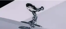  ?? ?? SPIRIT of Ecstasy figurine in her new, more streamline­d form.