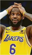  ?? Foto: Michael Dwyer, dpa ?? Kaum zu glauben: LeBron James wird bald der beste Punktesamm­ler aller Zeiten sein.