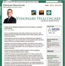  ??  ?? “We have federal and legal obligation­s for the privacy of our patients, and I think we have a moral responsibi­lity that even outweighs the legal obligation­s to our patients,” says Poudre Valley CEO Rulon Stacey, who writes a blog for the system.