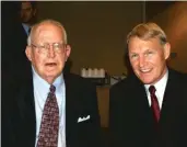  ?? DOUG PLANK ?? Doug Plank with Bears coaching legends Mike Ditka (left photo) and Buddy Ryan, the former defensive coordinato­r who named the iconic “46 defense” in honor of Plank’s jersey number.