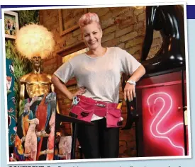  ??  ?? CONFIDENT: Zoe Pocock hopes more people will use her upcycling firm