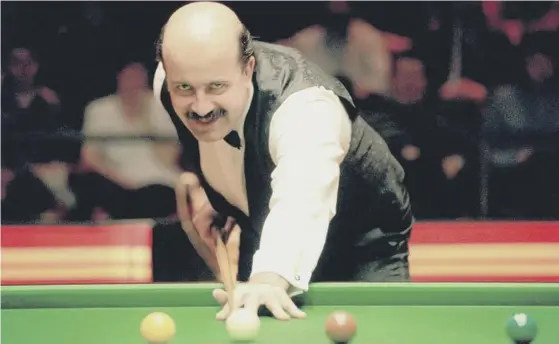  ??  ?? 2 Willie Thorne was a gifted player but his talents did not always translate into trophies. He appeared in two World Championsh­ip quarter-finals and won the Mercantile Credit Classic in 1982.