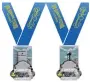  ?? Submitted photo ?? Finishers of the Spa Running Festival half marathon race will receive a medal with a pop-up function that reads Summit 2 Summit.