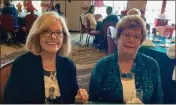  ?? ?? Sharon Young, left, and Connie Stewart at the Children's Benefit League's Chips Ahoy Fundraiser.