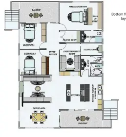  ?? ?? Bottom floor layout.