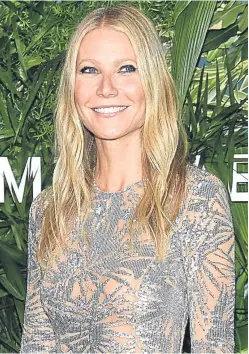  ?? Picture: Getty Images. ?? Goop, anyone? Oscar-winning actress Gwyneth Paltrow.