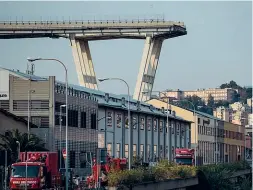  ??  ?? Genova Il crollo del ponte Morandi ha ucciso 43 persone