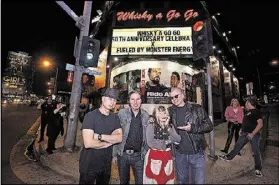  ?? CONTRIBUTE­D BY GARY LEONARD ?? The seminal L.A. punk band X is celebratin­g its 40th anniversar­y with a tour that brings the group to The Masquerade on May 16.