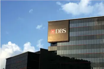  ?? SAMUEL ISAAC CHUA/THE EDGE SINGAPORE ?? Net interest income of DBS could increase by as much as $2 billion this year assuming a total rate hike of 1%, says RHB