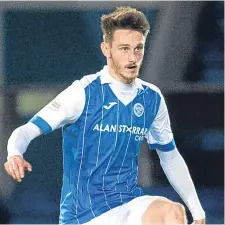  ??  ?? St Johnstone defender Scott Tanser.