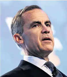  ??  ?? Mark Carney said politician­s can change the Bank’s remit but not criticise its policies