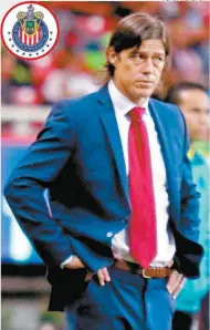  ??  ?? Matías Almeyda, entrenador de Chivas