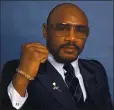  ?? AP FILE PHOTO ?? Marvin Hagler, the middleweig­ht great who fought epic bouts with Thomas Hearns and Sugar Ray Leonard, died.