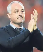  ??  ?? Ray McKinnon: pressure nothing new for United manager.