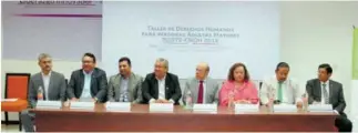  ?? Foto: Cortesía/ISSSTE ?? El delegado federal del ISSSTE en el estado, Juan Fernando Palomino Topete, puso en marcha los “Talleres de Derechos Humanos para las Personas Adultas Mayores”.