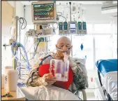  ?? ALISHA JUCEVIC / THE NEW YORK TIMES ?? A spike in COVID-19 cases led OHSU Hospital in Portland, Ore., to postpone an operation to repair Paul Mcalvain’s leaky heart valve.