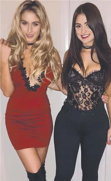  ?? Picture: @pruefraser­r/Instagram ?? ATTACK VICTIMS: Australian model Isobella Fraser, left, and sister Prue were both victims of an acid attack in a London nightclub on April 18 this year.