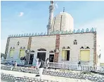  ??  ?? TARGET Mosque where murderers struck
