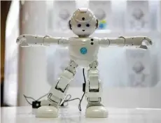  ?? (JAE C. HONG/AP PHOTO) ?? Un robot de Ubtech, l’une des plus grandes sociétés privées.