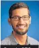  ??  ?? Google CEO Sundar Pichai