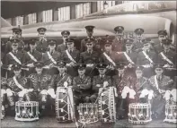  ??  ?? Colin Hynd, centre with arms folded, at RAF Cosford in 1960