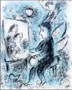  ??  ?? La dernière litho de Chagall “Vers l’autre clarté”