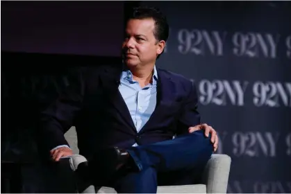  ?? ?? ‘Our democracy is in danger,’ said John Avlon in a video announceme­nt. Photograph: Jason Mendez/Getty Images