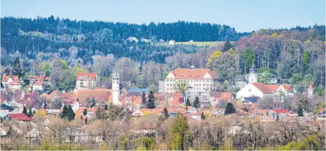  ?? FOTO: MICHAEL WEINMANN ?? Auf Leutkirch könnte im Sommer ein „Touristenb­oom“zurollen.