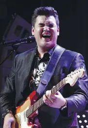  ??  ?? Filipino-American jazz singer and crooner Mitch Franco served as opening act to Lettau and serenaded the crowd with his renditions of popular John Mayer and The Beatles songs.