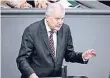  ?? FOTO: DPA ?? Horst Seehofer (CSU).