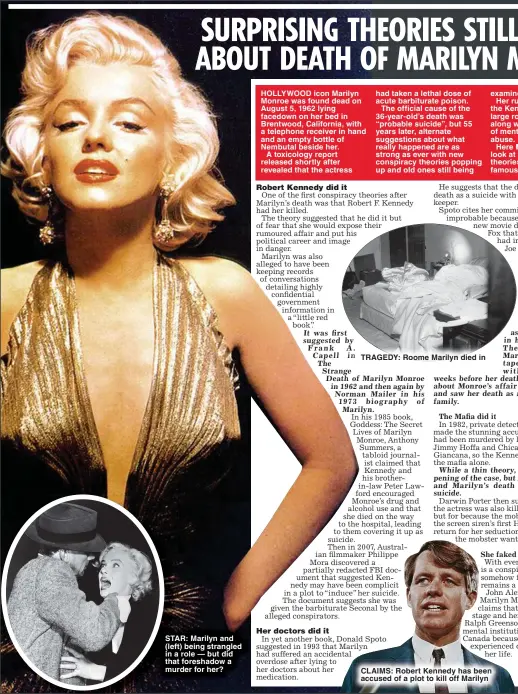 Marilyn Monroe Found Dead of Suspected Overdose (Original Variety Report)