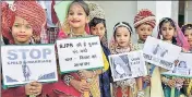  ?? PTI FILE ?? According to the National Crime Records Bureau, 326 incidences of child marriage were reported in India in 2016.