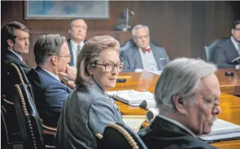  ?? FOTO: EPD ?? Starke Frau: Meryl Streep als die Verlegerin Kay Graham in dem Film „ Die Verlegerin“.