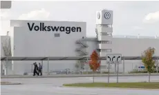  ?? — Reuters ?? A general view of the Volkswagen plant in Chattanoog­a,Tennessee.