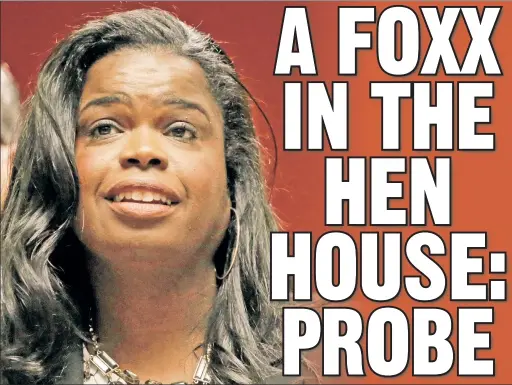  ??  ?? UNDER FIRE: Cook County, Ill., State’s Attorney Kim Foxx committed several “abuses” in the Jussie Smollett case, a special prosecutor claims.