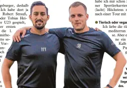  ?? Foto: SVG ?? Ibrahim Yildirim Yilmaz und Stefan Bergmeir geben weiter beim SV Gab lingen die Komman dos.