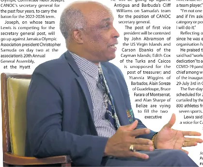 Outgoing CANOC president anticipate­s keen, fair elections - PressReader