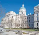  ?? TRIBUNE
GARD/POST- ?? The Indiana Statehouse, as seen on Jan. 4.MICHAEL