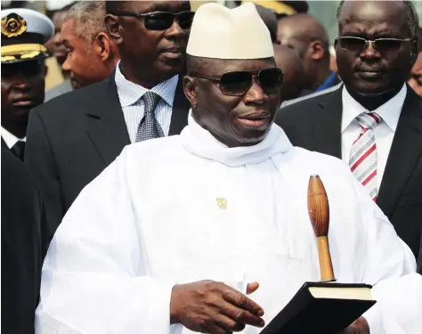  ?? DR ?? Yahya Jammeh é acusado de ter infligido danos morais e físicos irreversív­eis a doentes contaminad­os com o vírus da Sida