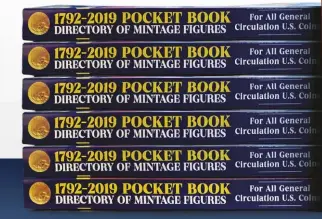  ??  ?? Coins Mintage Directory™ is compact enough to fit into a shirt, jacket, purse or handbag, making for an easily accessible reference.