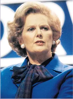  ?? Picture: PA ?? RESOLVE: Baroness Thatcher won despite the attacks