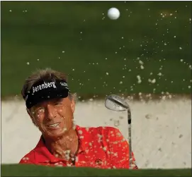  ??  ?? Bernhard Langer struck a blow for the seniors on Sunday