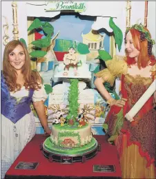  ??  ?? GROUNDLING­S Jack and the Beanstalk Cake last year