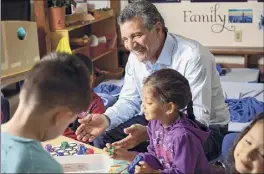  ?? Provided by Belmont Child Care Associatio­n ?? Michael Dubb, seen here at the Anna House, will donate $750,000 to build a day care center and preschool at Saratoga Race Course.