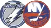  ??  ?? Islanders 5 Lightning 3 Lightning lead series 2-1