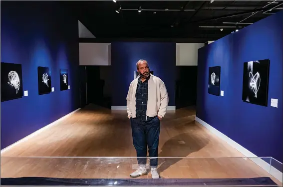  ?? (AP/The Baltimore Banner/Paul Newson) ?? Tahir Hemphill’s work is at the intersecti­on of technology, art and research — often through the lens of hip-hop culture.